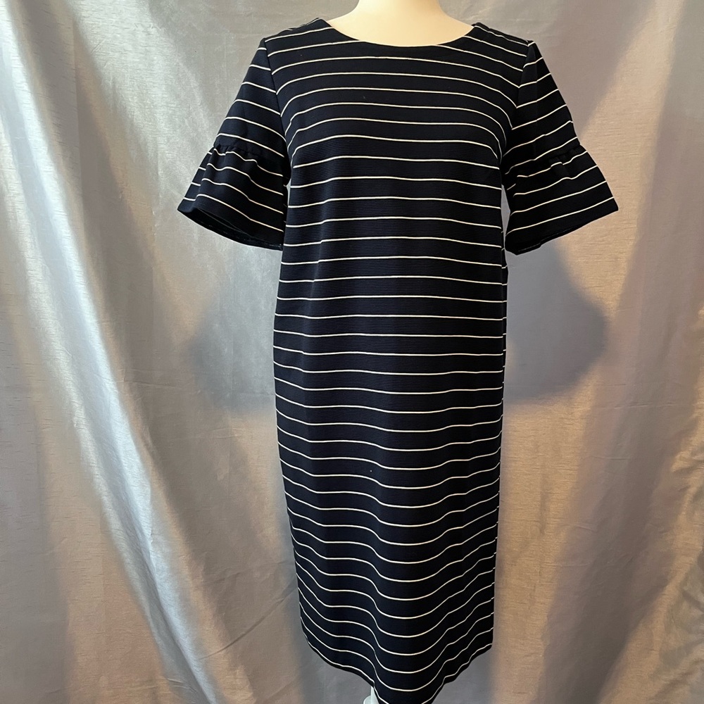 Loft pinstriped dress
